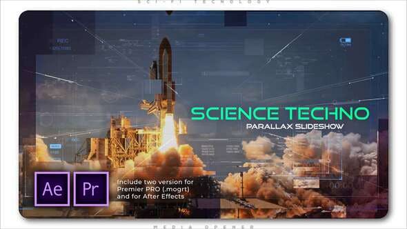 Science Techno Parallax Slideshow - Videohive Download 27594850