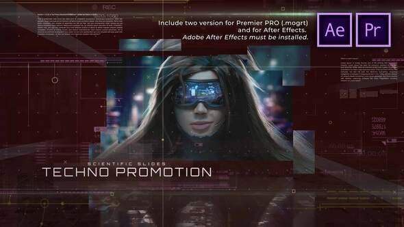 Scientific Slides Techno Promotion - Videohive 31833182 Download