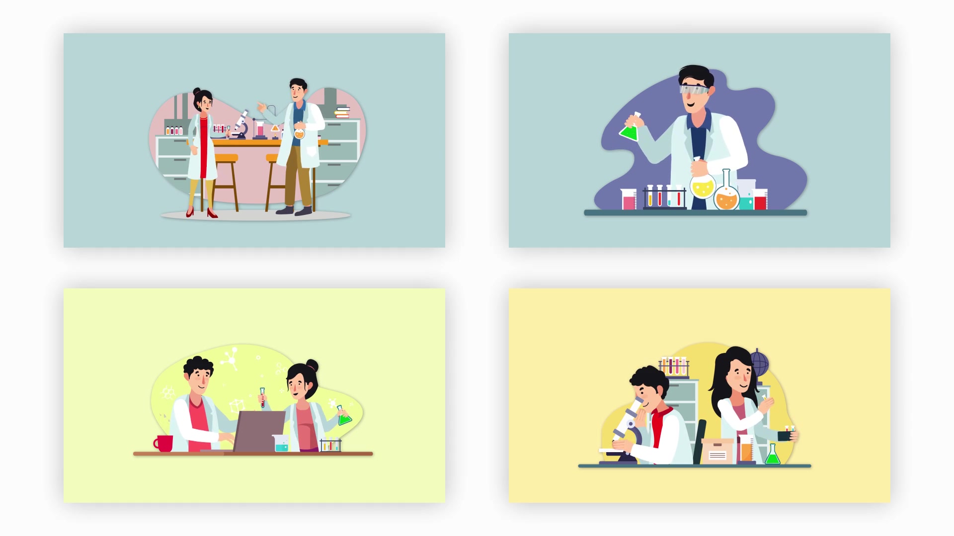 Scientists And Experiment Animated Scene Pack Videohive 36766851 After Effects Image 10