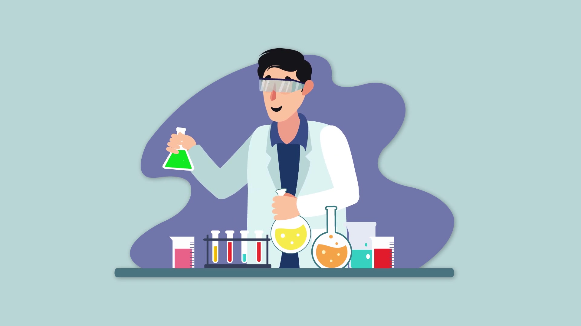 Scientists And Experiment Animated Scene Pack Videohive 36766851 After Effects Image 8