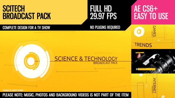 SciTech (Broadcast Pack) - Download Videohive 9350277
