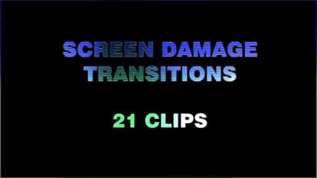 Screen Damage Transitions Videohive 3729658 Motion Graphics Image 1