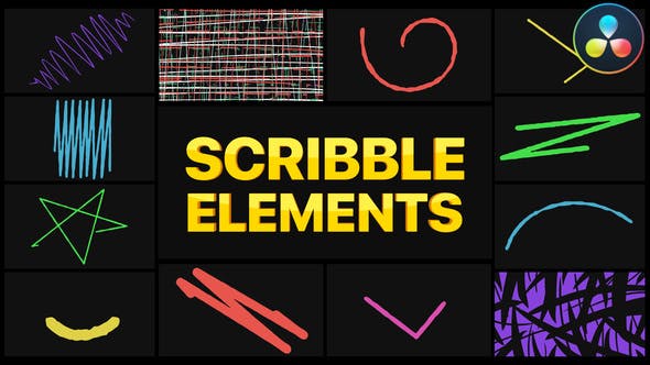 Scribble Elements | DaVinci Resolve - 31466298 Download Videohive