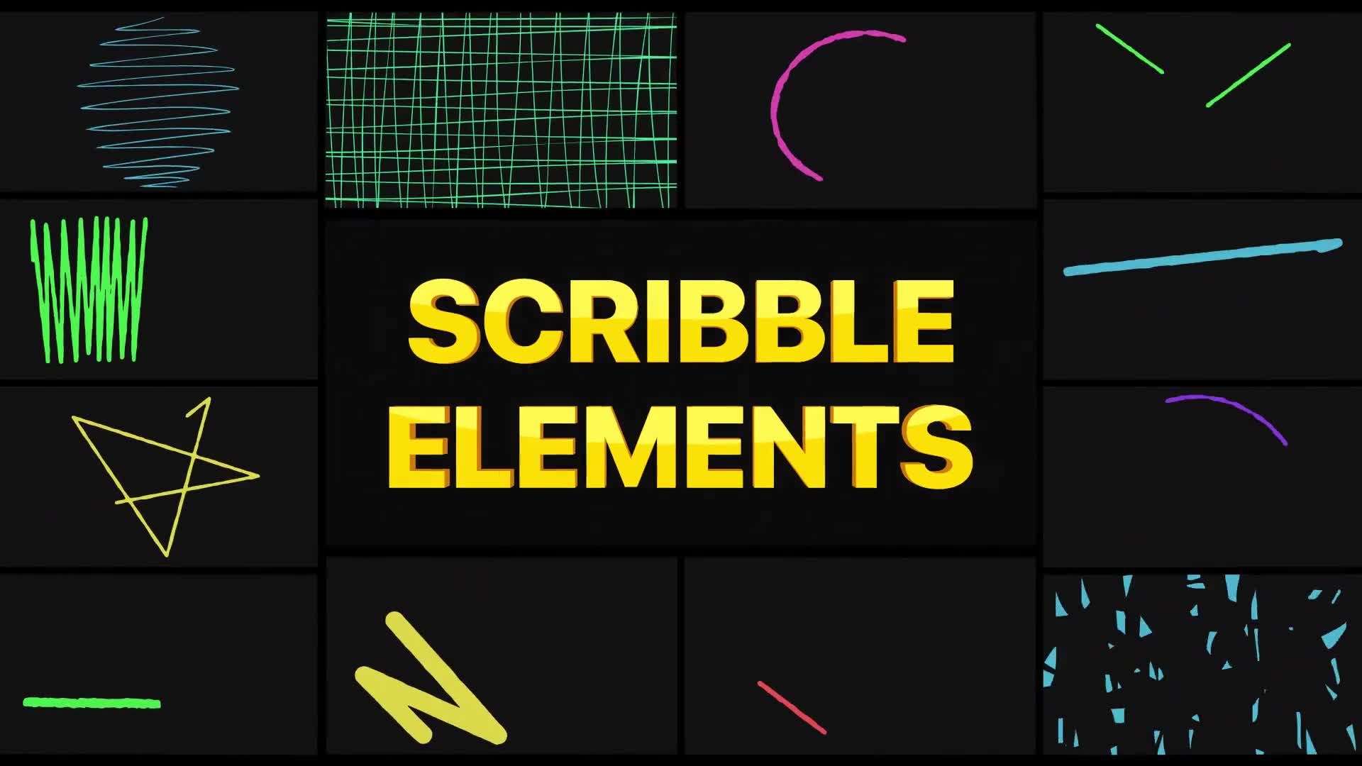 Scribble Elements | Premiere Pro MOGRT Videohive 31036088 Premiere Pro Image 2