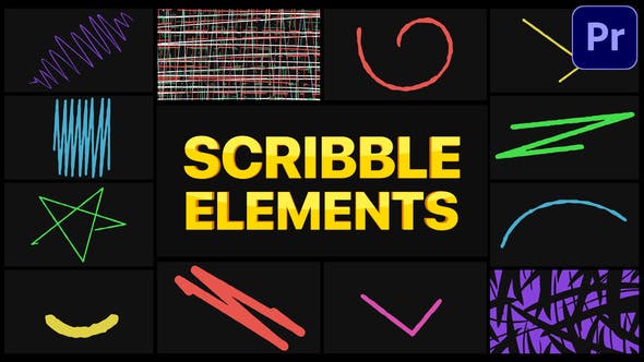 Scribble Elements | Premiere Pro MOGRT - Videohive 31036088 Download