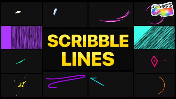 Scribble Lines | FCPX - Download Videohive 37317651