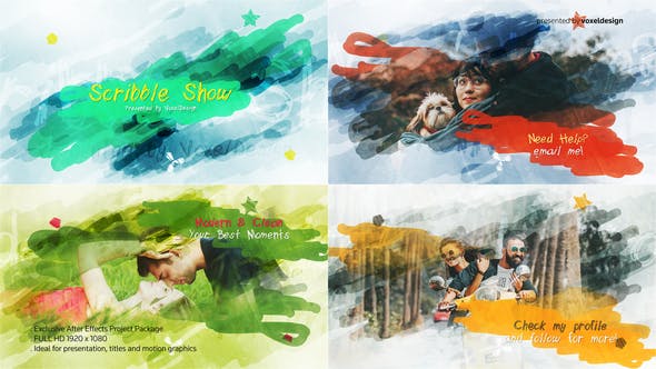 Scribble Show Title - 25394555 Download Videohive
