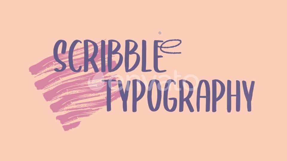 Scribble Typography Videohive 38843817 After Effects Image 1