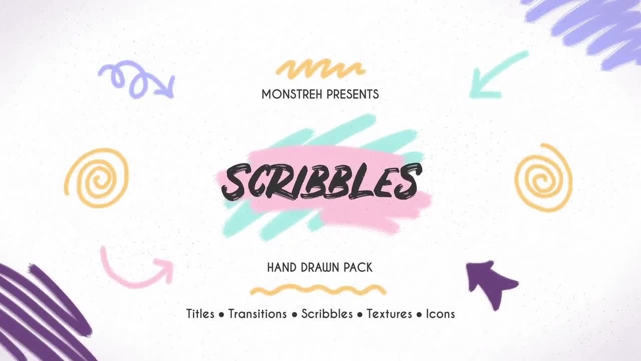 Scribbles. Hand Drawn Pack Videohive 36476410 Premiere Pro Image 1