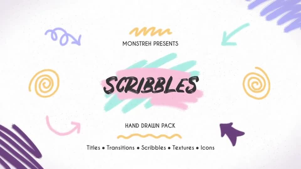 Scribbles. Hand Drawn Pack Videohive 32215549 DaVinci Resolve Image 1