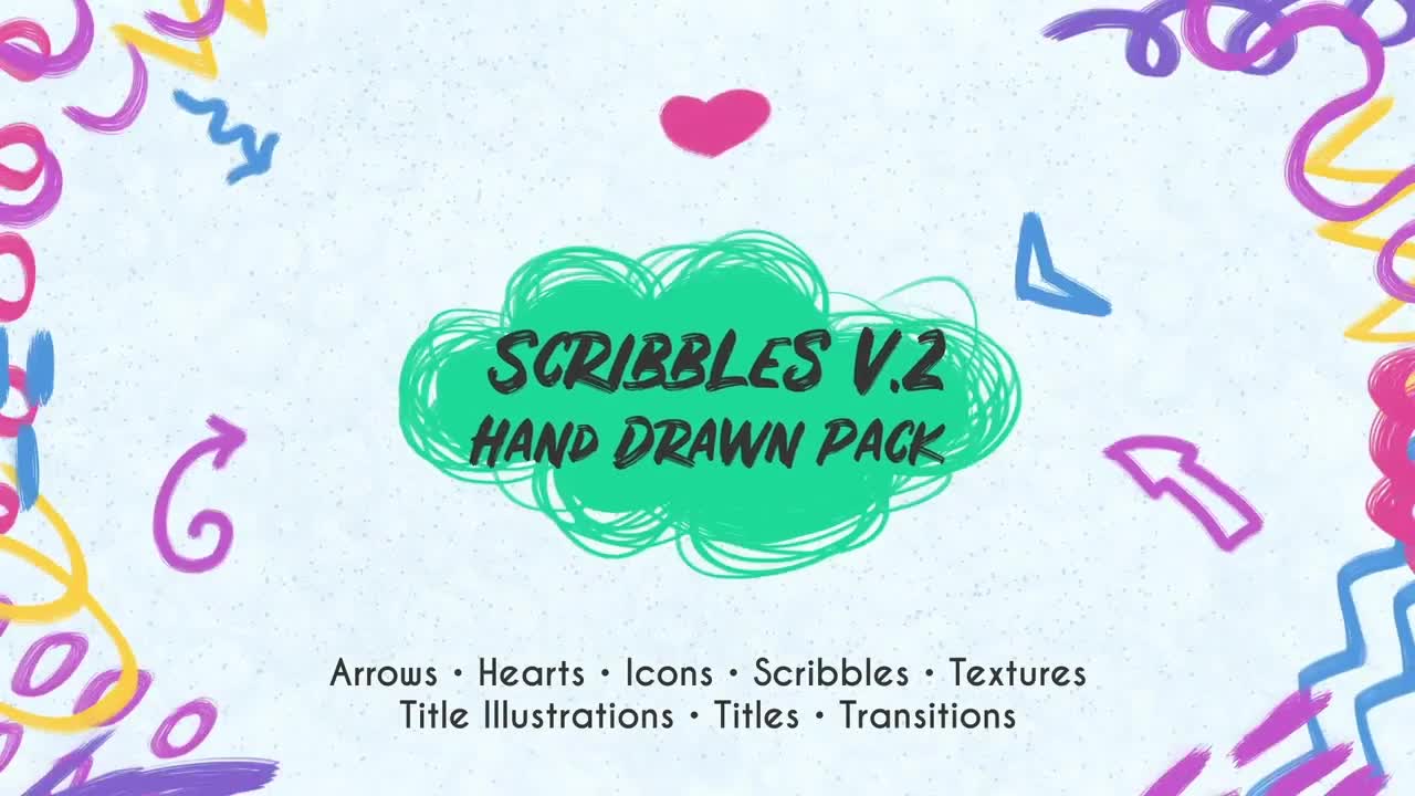 Scribbles v.2. Hand Drawn Pack Videohive 36566202 After Effects Image 1