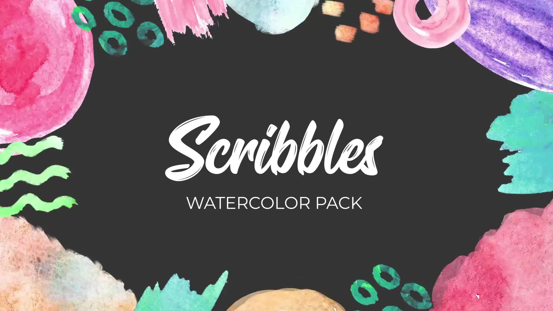 Scribbles. Watercolor Pack Videohive 35882059 After Effects Image 1