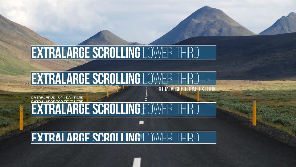 Scrolling Lower Third - Download Videohive 10303024