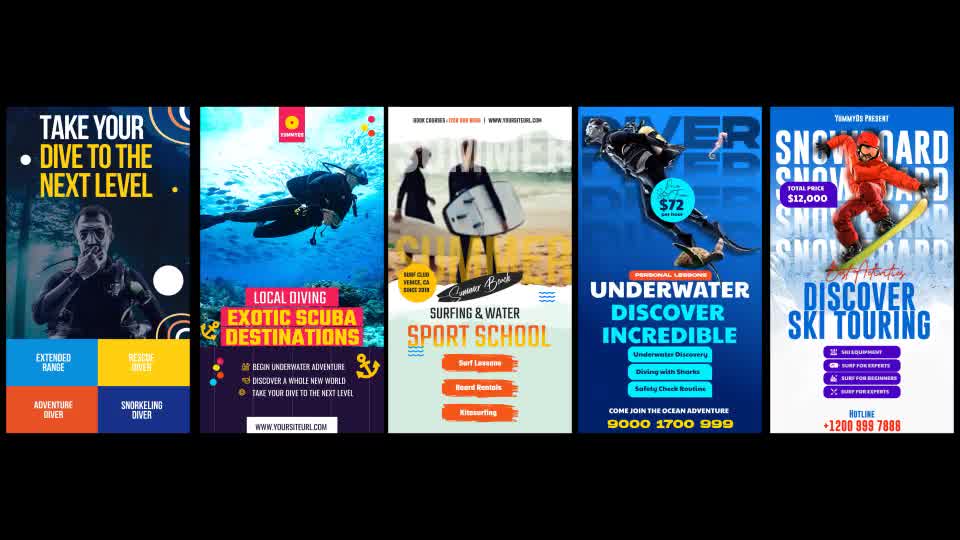 Scuba Diving School Instagram Stories Videohive 33753896 After Effects Image 12