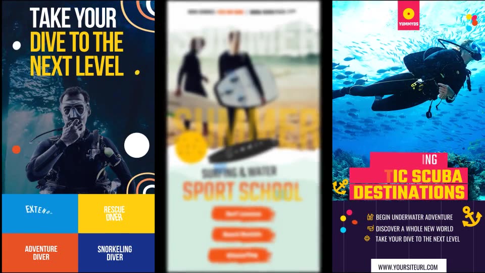 Scuba Diving School Instagram Stories Videohive 33753896 After Effects Image 3