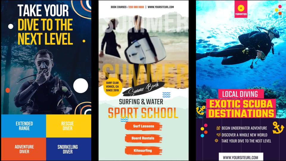 Scuba Diving School Instagram Stories Videohive 33753896 After Effects Image 4