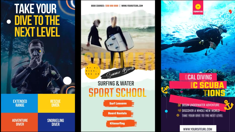 Scuba Diving School Instagram Stories Videohive 33753896 After Effects Image 5