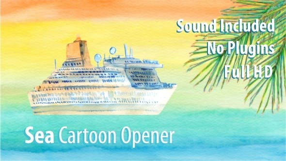 Sea Cartoon Opener - 11660616 Videohive Download
