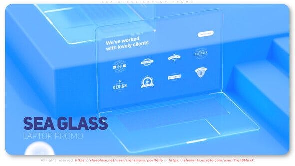 Sea Glass Laptop Promo - Videohive Download 38956172
