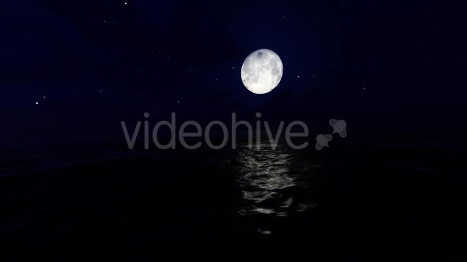 Sea Night 01 4K - Download Videohive 21435479