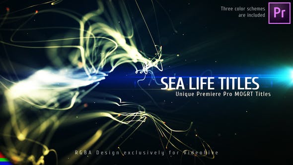 Sea Titles Premiere Pro | Mogrt - 27914191 Download Videohive