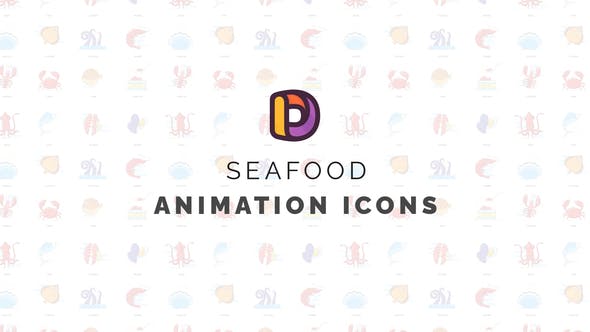 Seafood Animation Icons - Download 35658346 Videohive