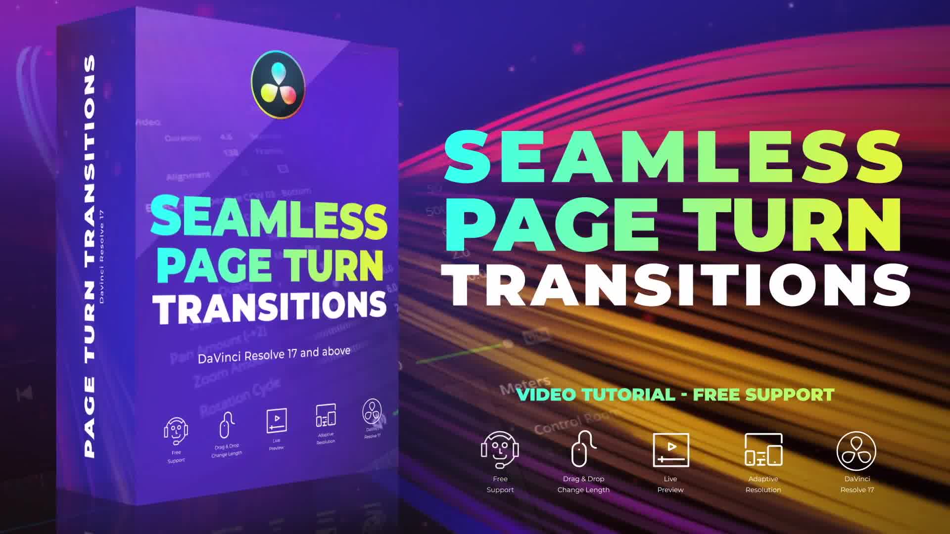 Seamless Page Turn Transitions for Davinci Resolve Videohive 35852987 DaVinci Resolve Image 12