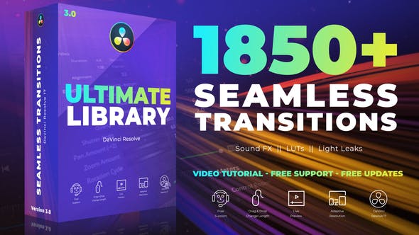 Seamless Transitions for DaVinci Resolve - Download Videohive 29835571