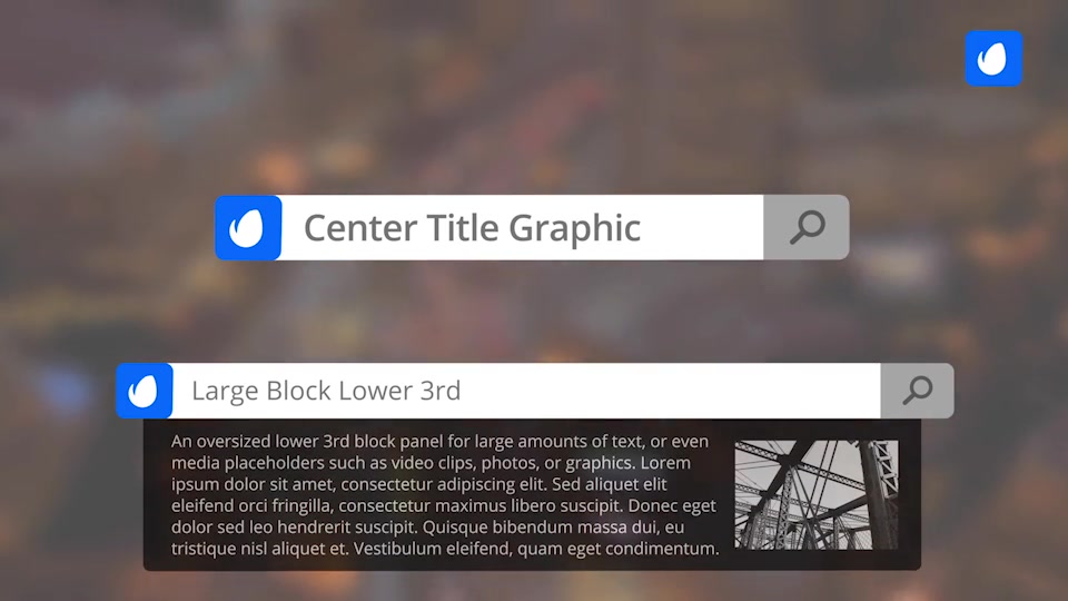 Search Bar Titles and Lower Thirds - Download Videohive 15184157