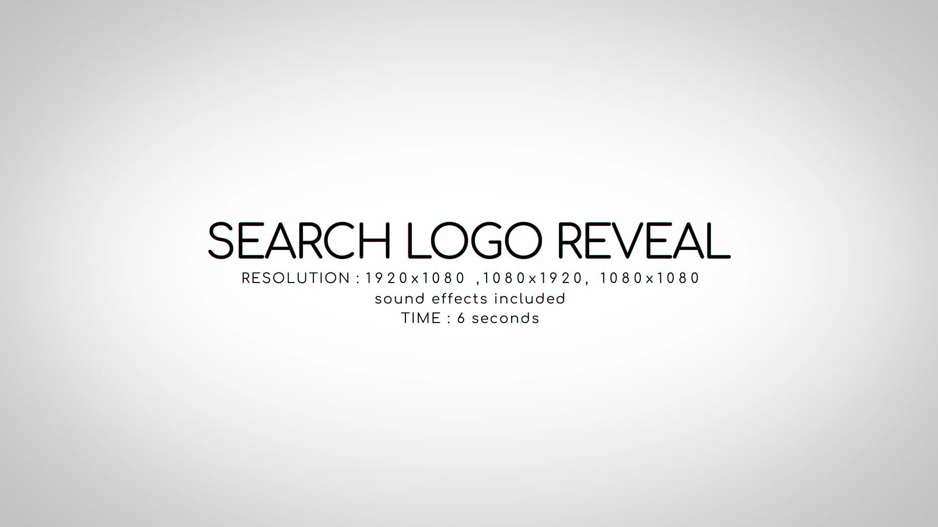 Search Logo Reveal Videohive 40306471 After Effects Image 1