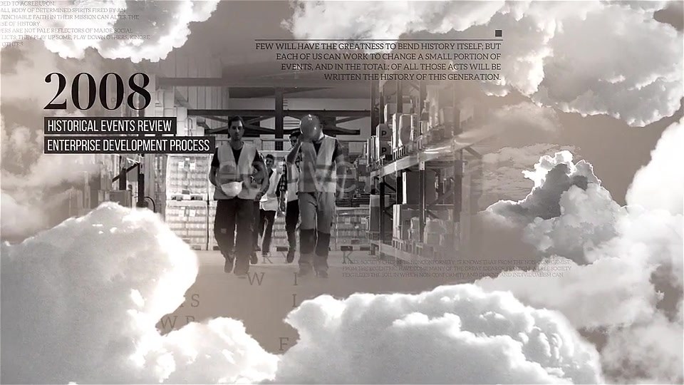 Seas Of Clouds History Opener - Download Videohive 19215073