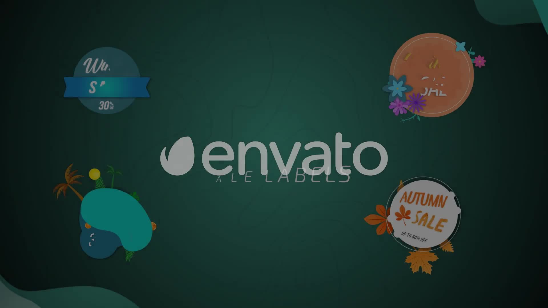 Season Sale labels Videohive 26438358 After Effects Image 1