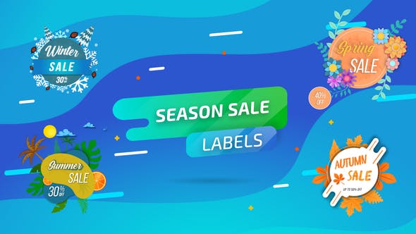 Season Sale labels - 26438358 Videohive Download