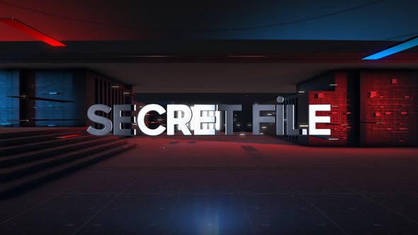 Secret File Element 3D Opener - Videohive Download 22598893