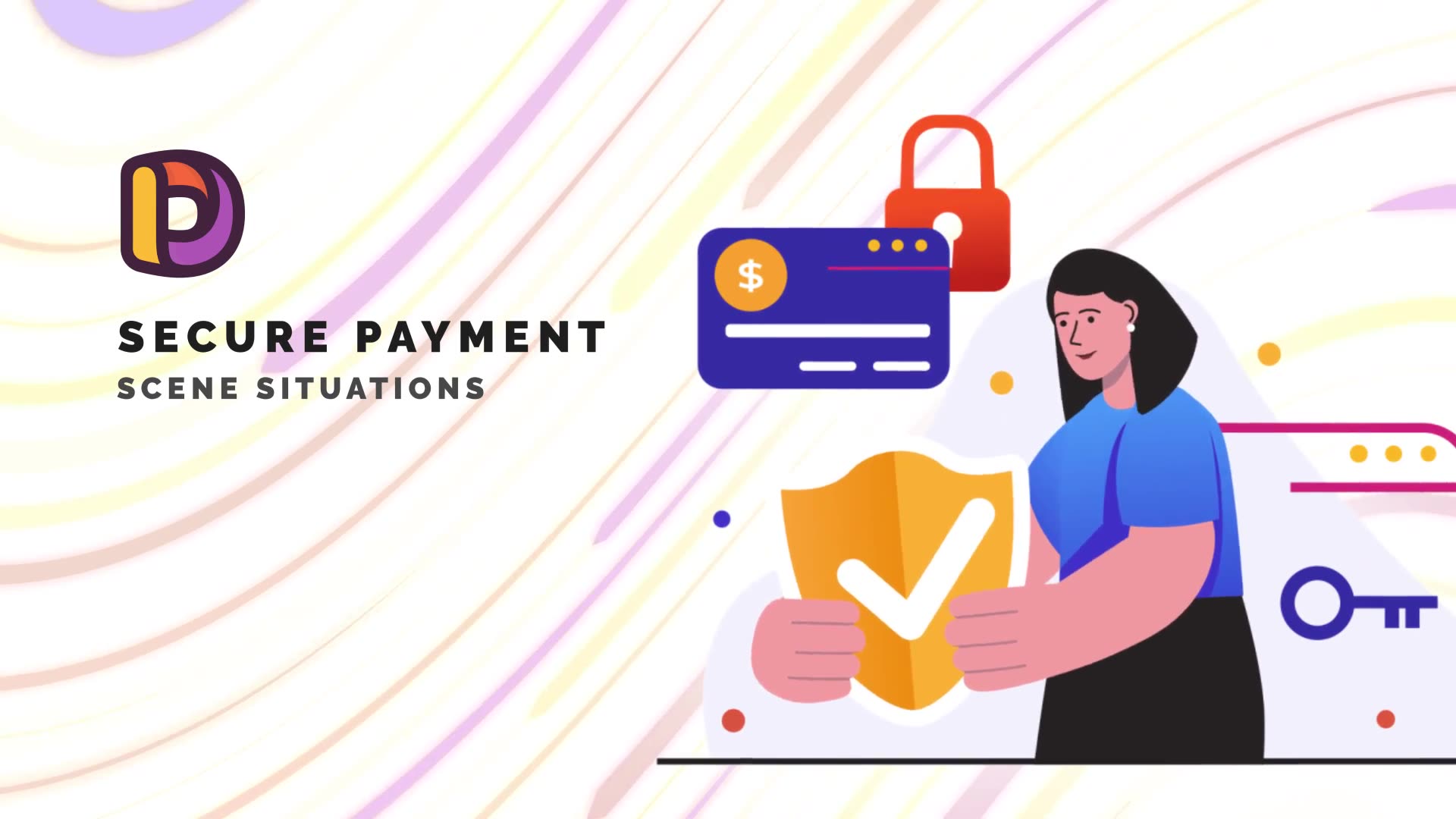 Secure payment Scene Situations Videohive 34664871 After Effects Image 2