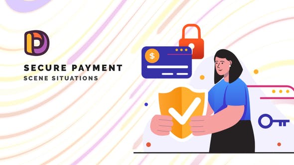 Secure payment Scene Situations - Videohive 34664871 Download
