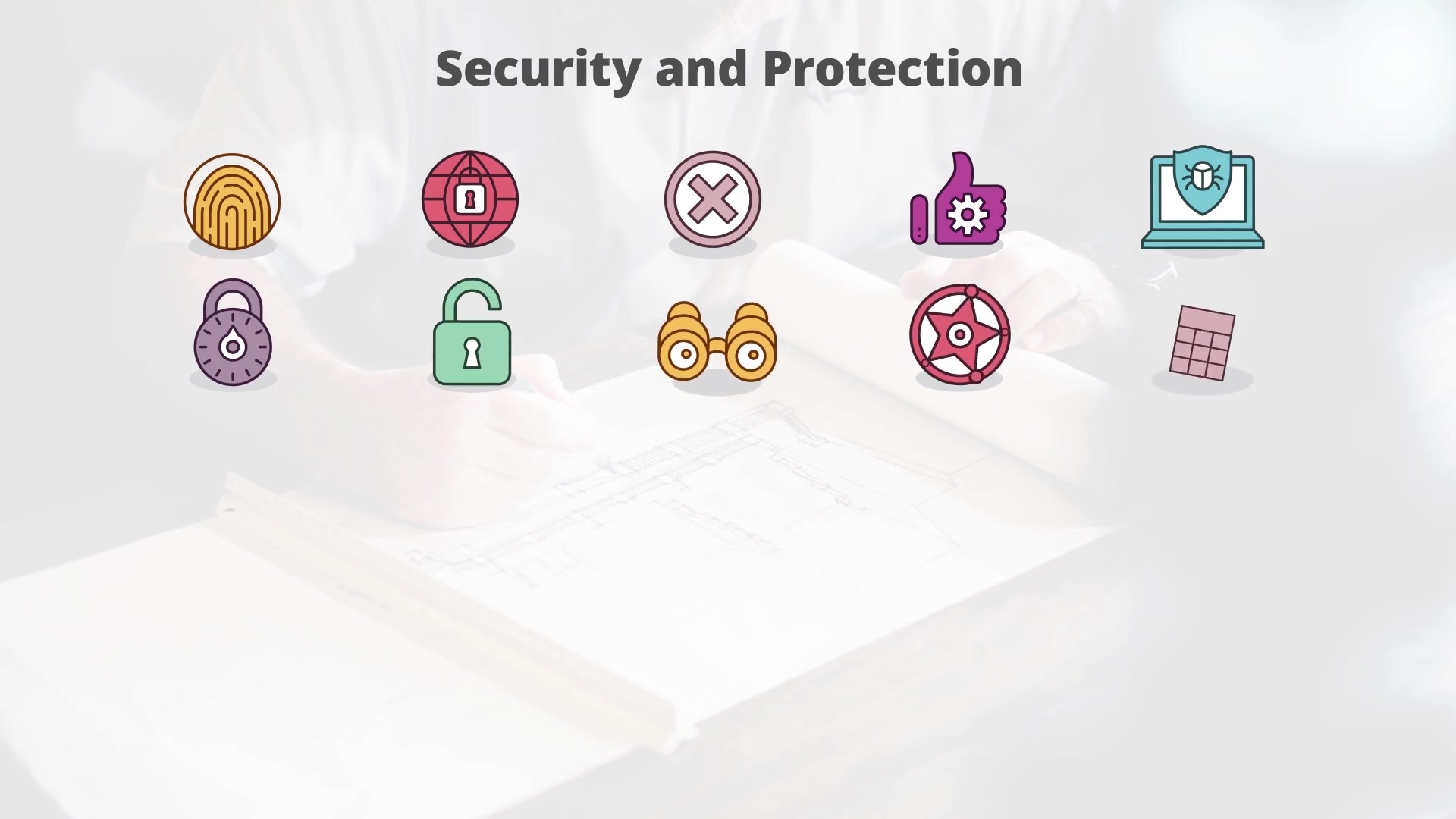 Security And Protection – Flat Animation Icons (MOGRT) Videohive 23662220 Premiere Pro Image 5