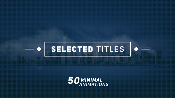 Selected Titles 2 | 50 Minimal Titles - Download Videohive 20115148