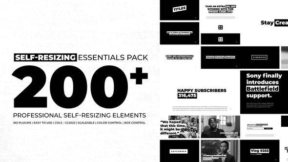 Self Resizing Essentials - 34842617 Download Videohive