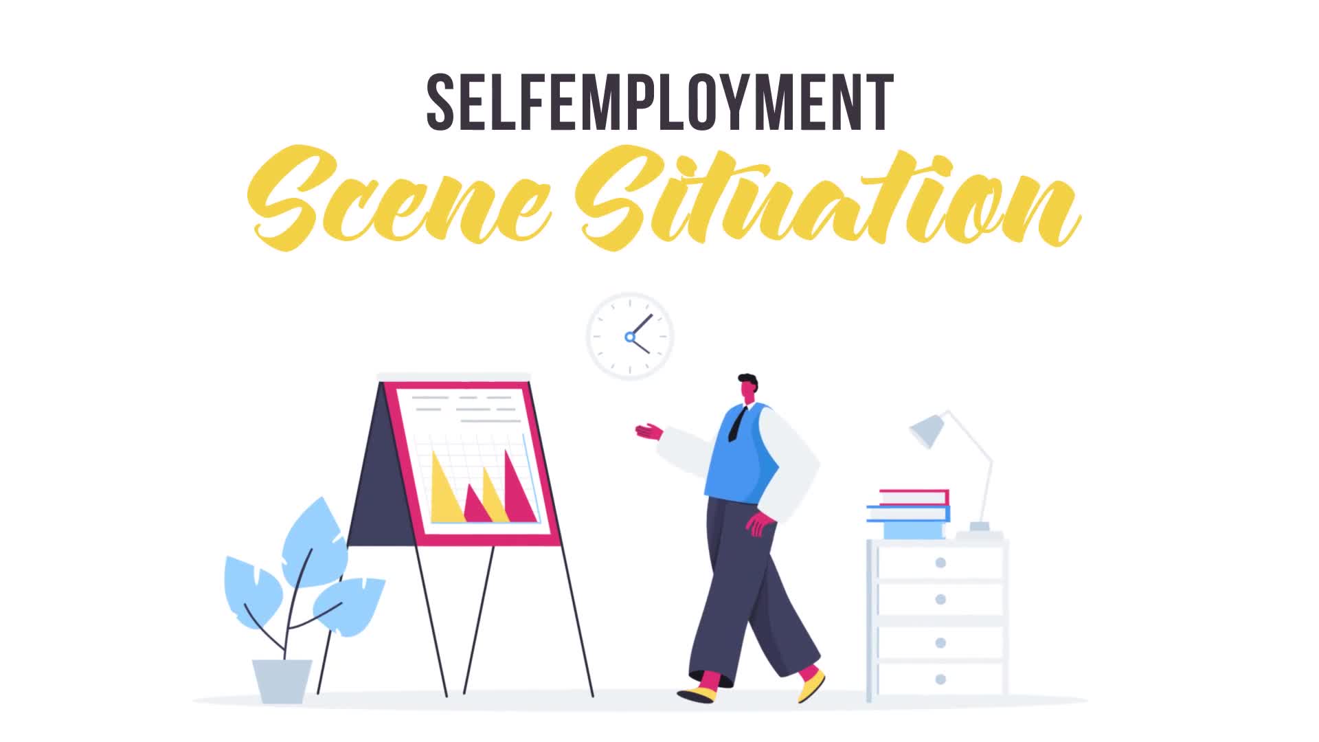 Selfemployment Scene Situation Videohive 28435621 After Effects Image 1