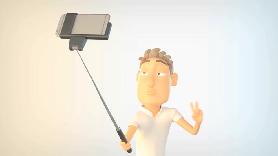 Selfie Logo with 3D Character - Download Videohive 19398828