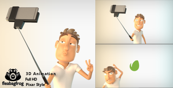 Selfie Logo with 3D Character - Download Videohive 19398828