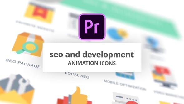 SEO and Development Animation Icons (MOGRT) - 26755832 Download Videohive