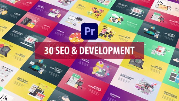 SEO and Development Animation | Premiere Pro MOGRT - 28810450 Download Videohive