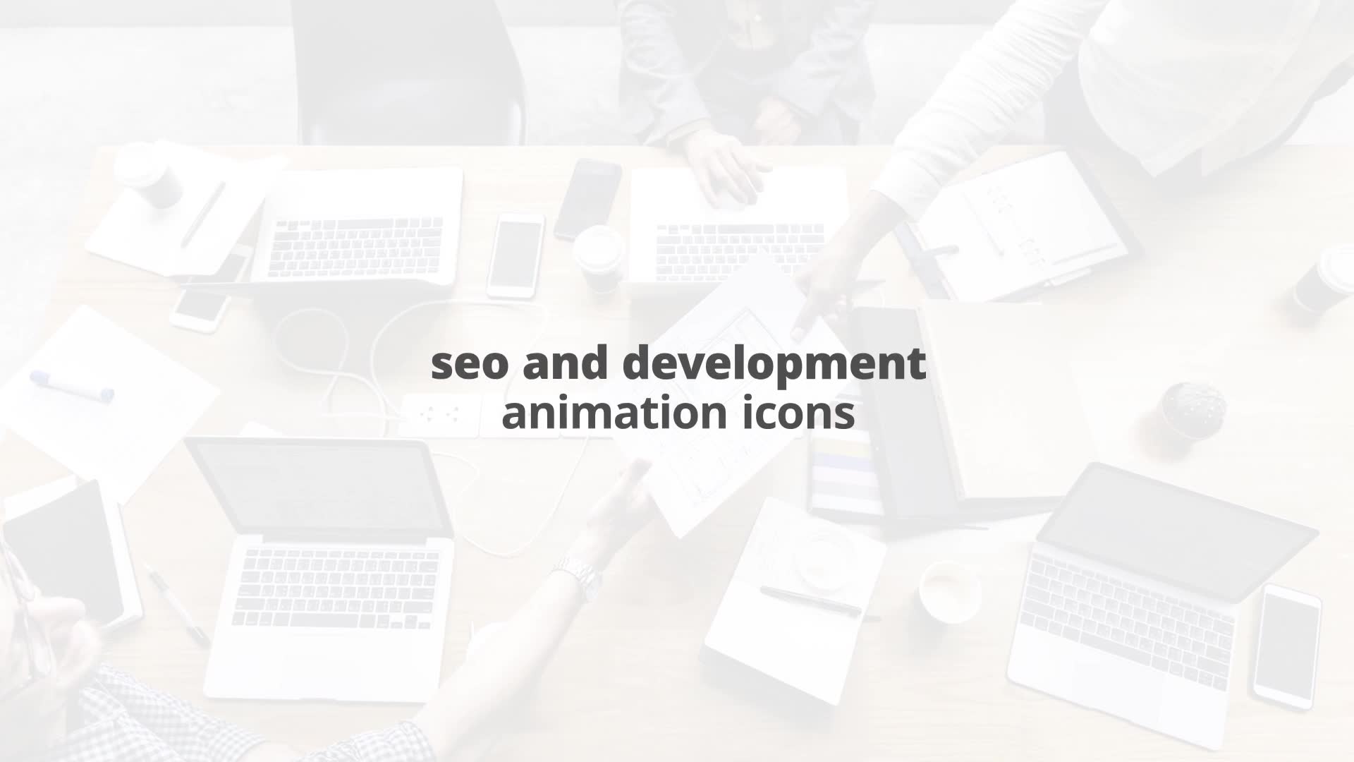 Seo And Development Flat Animated Icons Videohive 24429539 After Effects Image 2