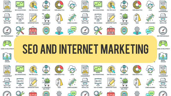 SEO And Internet Marketing 30 Animated Icons - Download Videohive 21298314