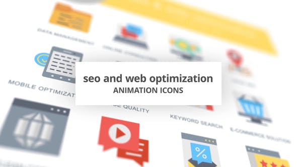 SEO and Web Optimization Animation Icons - Download Videohive 26635085