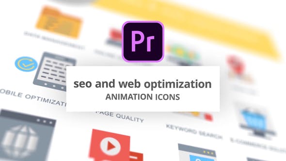 SEO and Web Optimization Animation Icons (MOGRT) - Videohive 26755868 Download