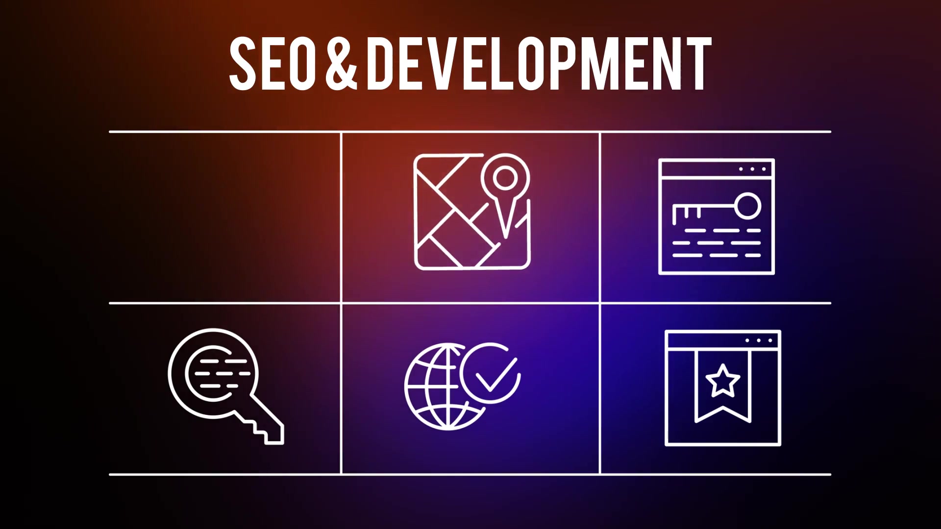 SEO Development 25 Outline Icons - Download Videohive 23195549