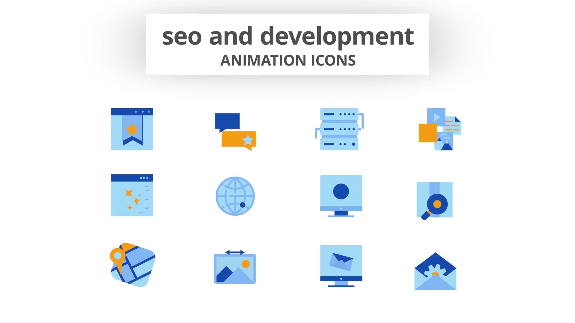 SEO & Development Animation Icons Videohive 28168355 After Effects Image 10